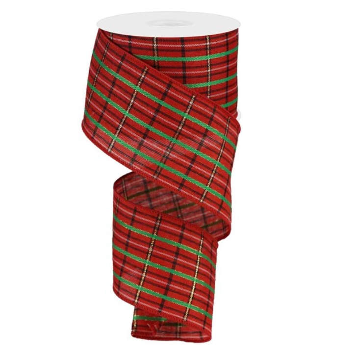 2.5"X10yd Plaid