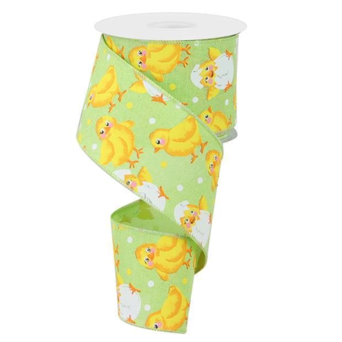 2.5"X10yd Baby Chicks On Royal