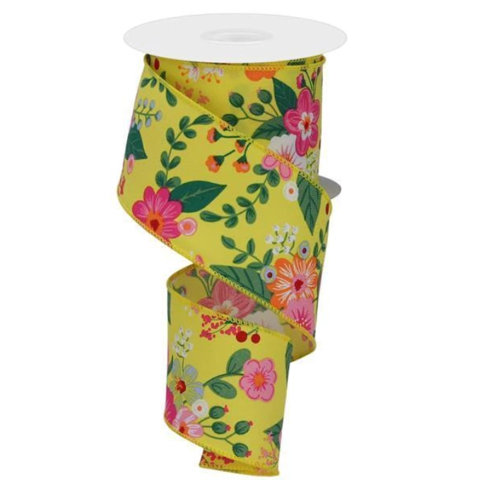 2.5"X10yd Graphic Florals