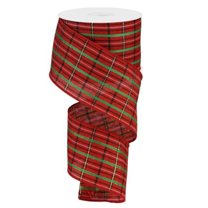 2.5"X50Yd Plaid