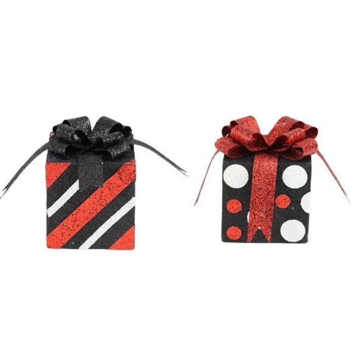 4.75"H DOT/STRIPE SQUARE PACKAGE