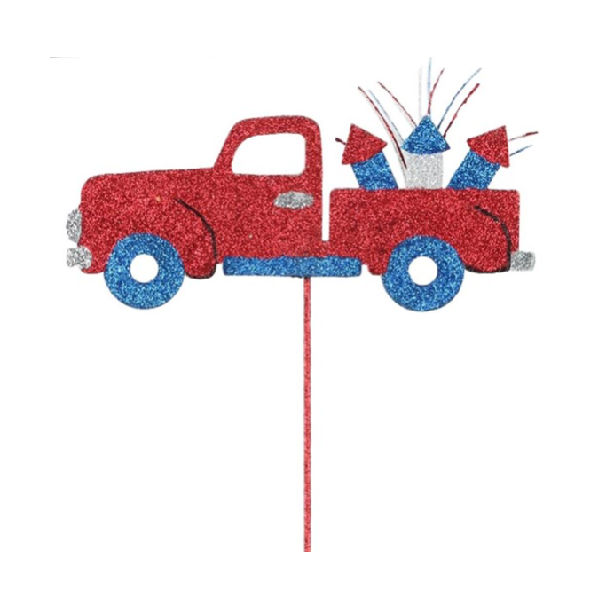 6.75"Lx12"Oah Fireworks Truck Pick