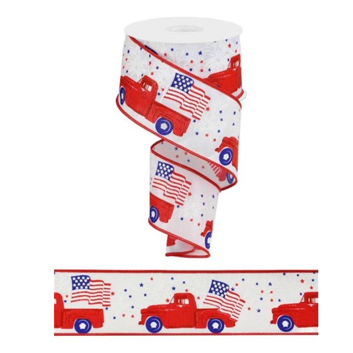 2.5"X10yd Patriotic Truck