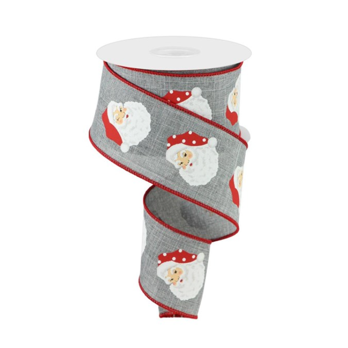 2.5"X10yd Vertical Santa Heads/Royal