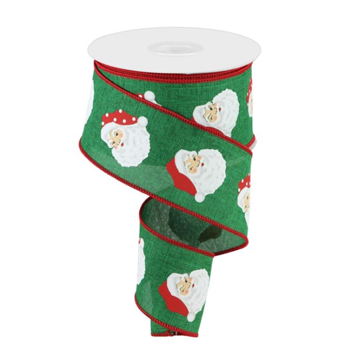 2.5"X10yd Vertical Santa Heads/Royal