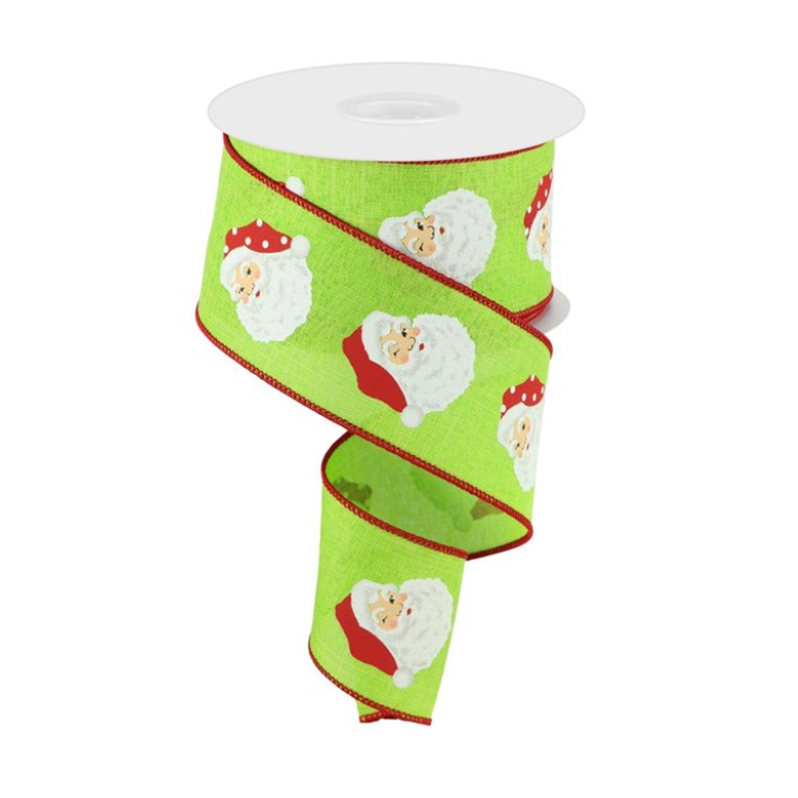 2.5"X10yd Vertical Santa Heads/Royal