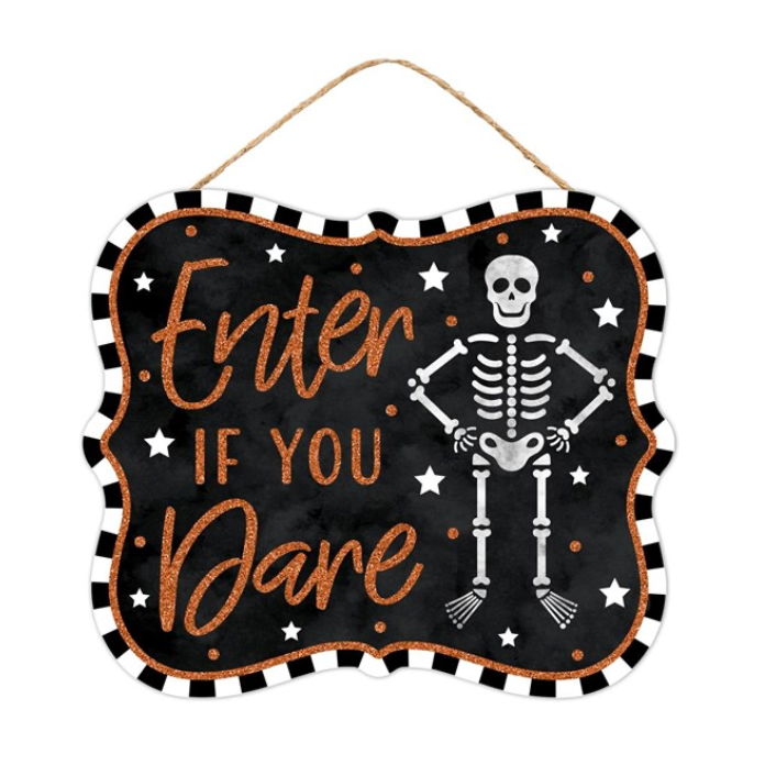 10.5"L X 9"H Mdf Enter If You Dare