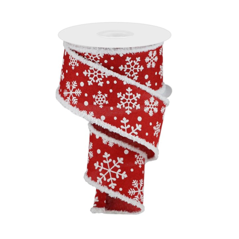 2.5"X10yd Falling Snow On Royal/Drift