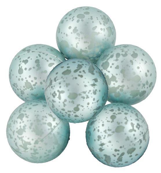 50MM ANTIQUE LOOK V.P BALL. Purchase is for one ornament.