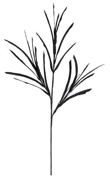 31"L Glitter/Paper Grass Spray