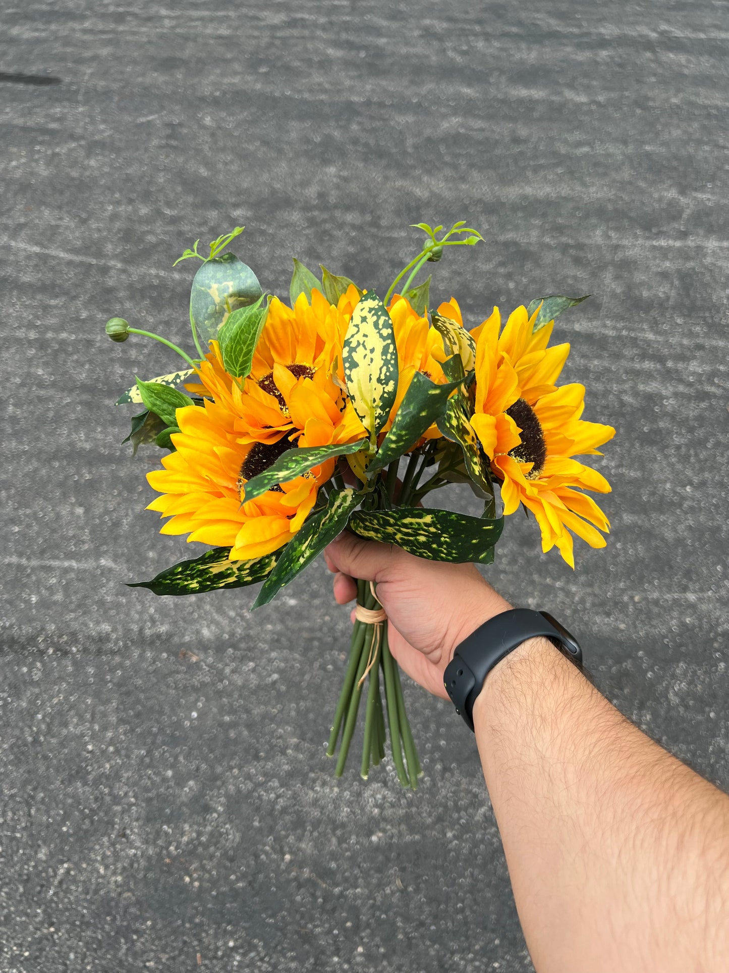 12” Mixed Sunflower Bouquet
