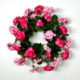 Pink Geranium Wreath Kit
