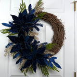 Dark Blue and Gold Wreath Kit