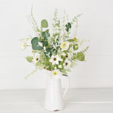 Wrinkle Poppy with Mixed Greenery Spray (18")