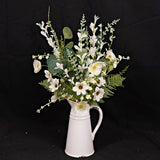 Wrinkle Poppy with Mixed Greenery Spray (18")