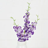 Purple Delphinium Pick (12")