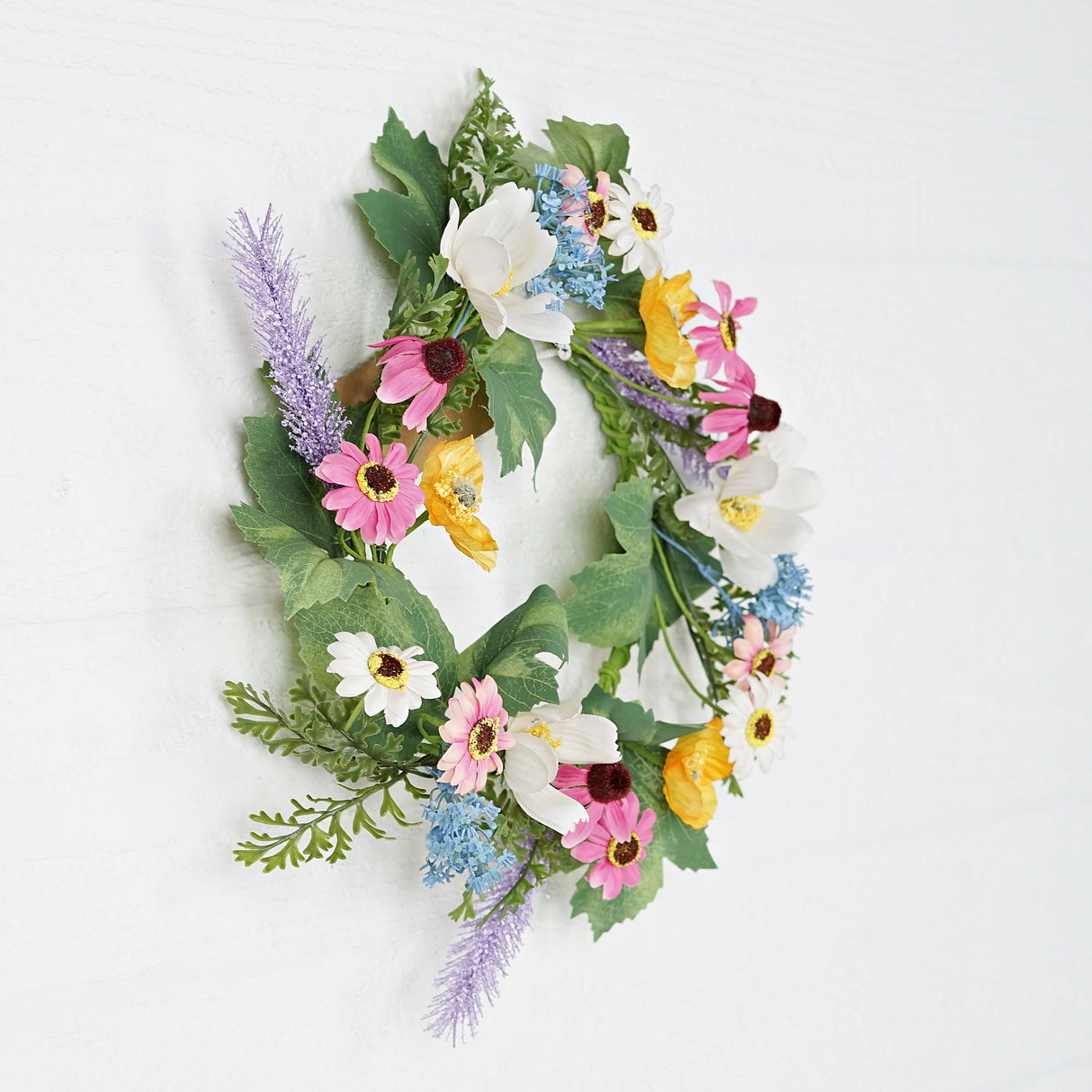 Mixed Summer Wildflower Wreath (14")