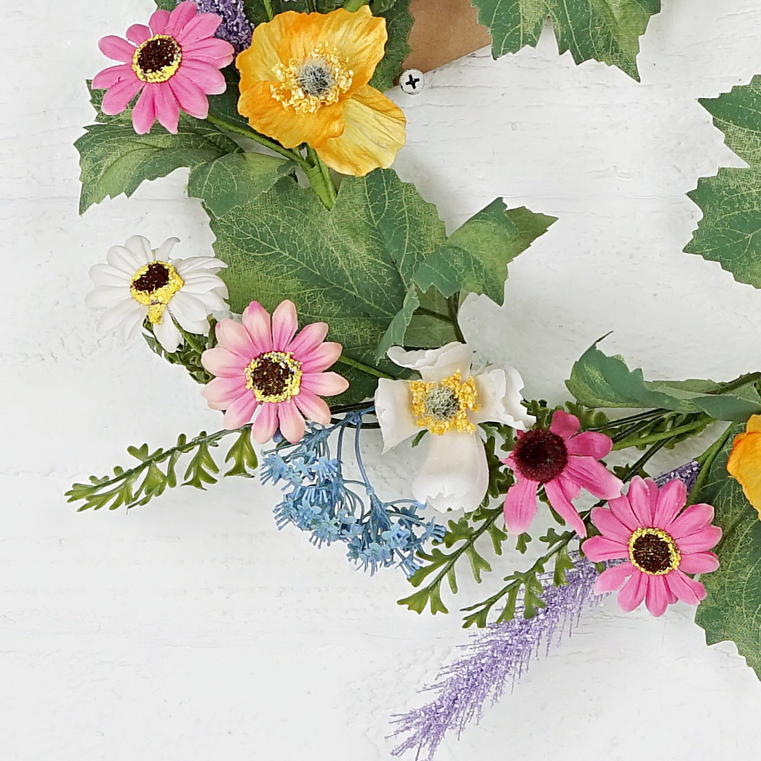 Mixed Summer Wildflower Wreath (14")