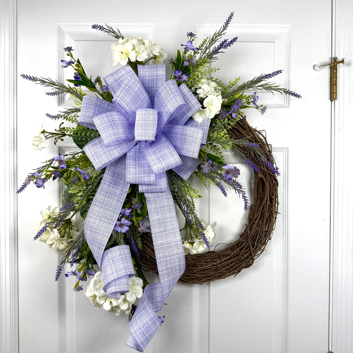 Lavender Geranium Wreath Kit