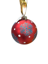 120Mm Polka Dot/Snowflake Ball Ornament (Assorted, Purchase is for One)