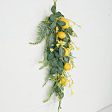 Lemon Daisy Fern Teardrop (24")