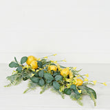 Lemon Daisy Fern Teardrop (24")