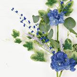 Blue Hydrangea Garden Spray (24")