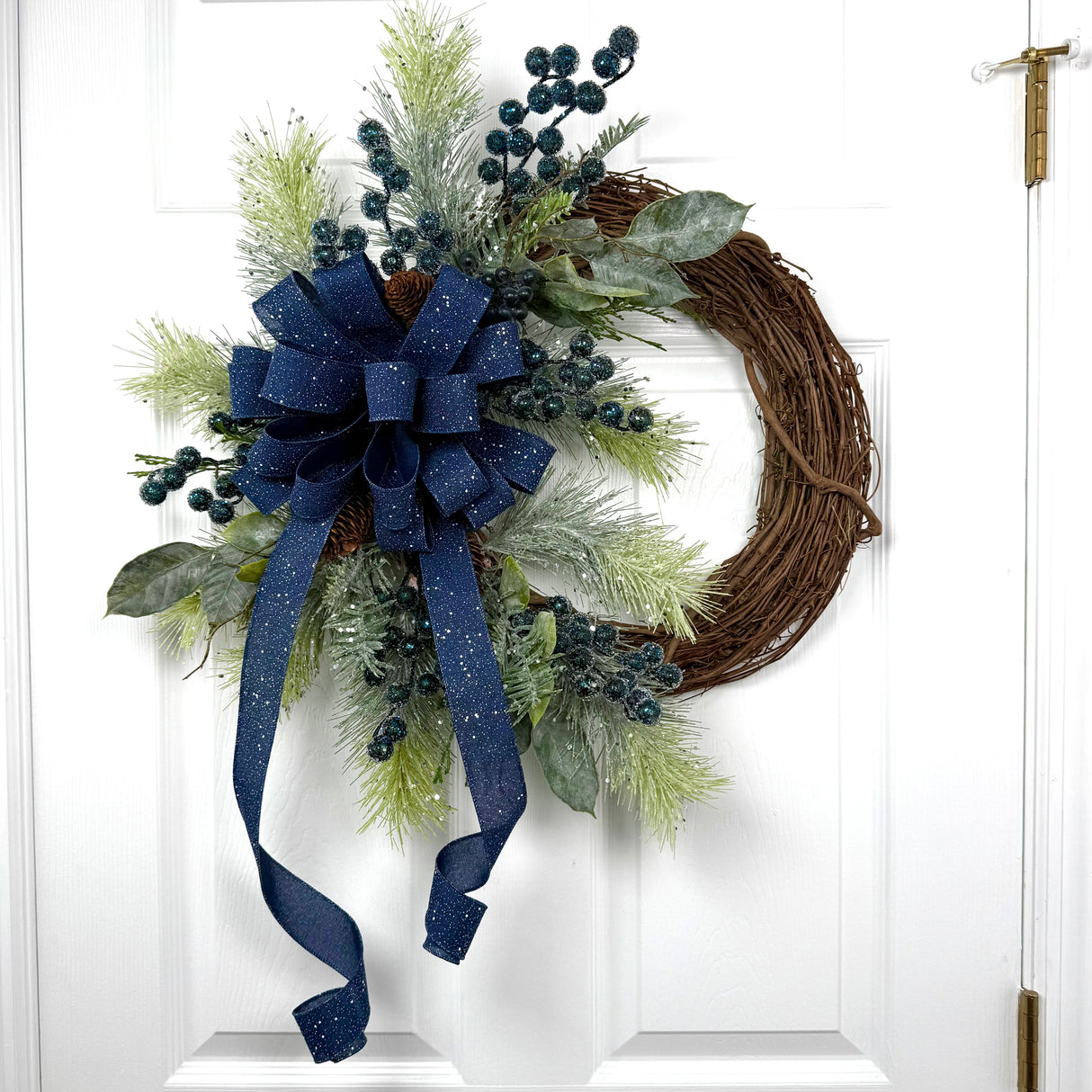 Blue Berry Crystal Wreath (Completed Design)