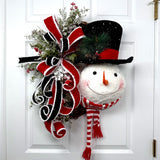 Snowman Velvet Wreath Kit