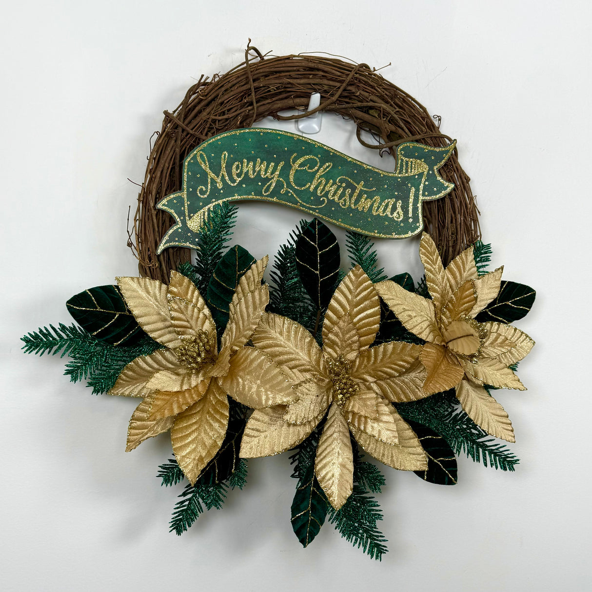 Green and Gold Poinsettia Kit