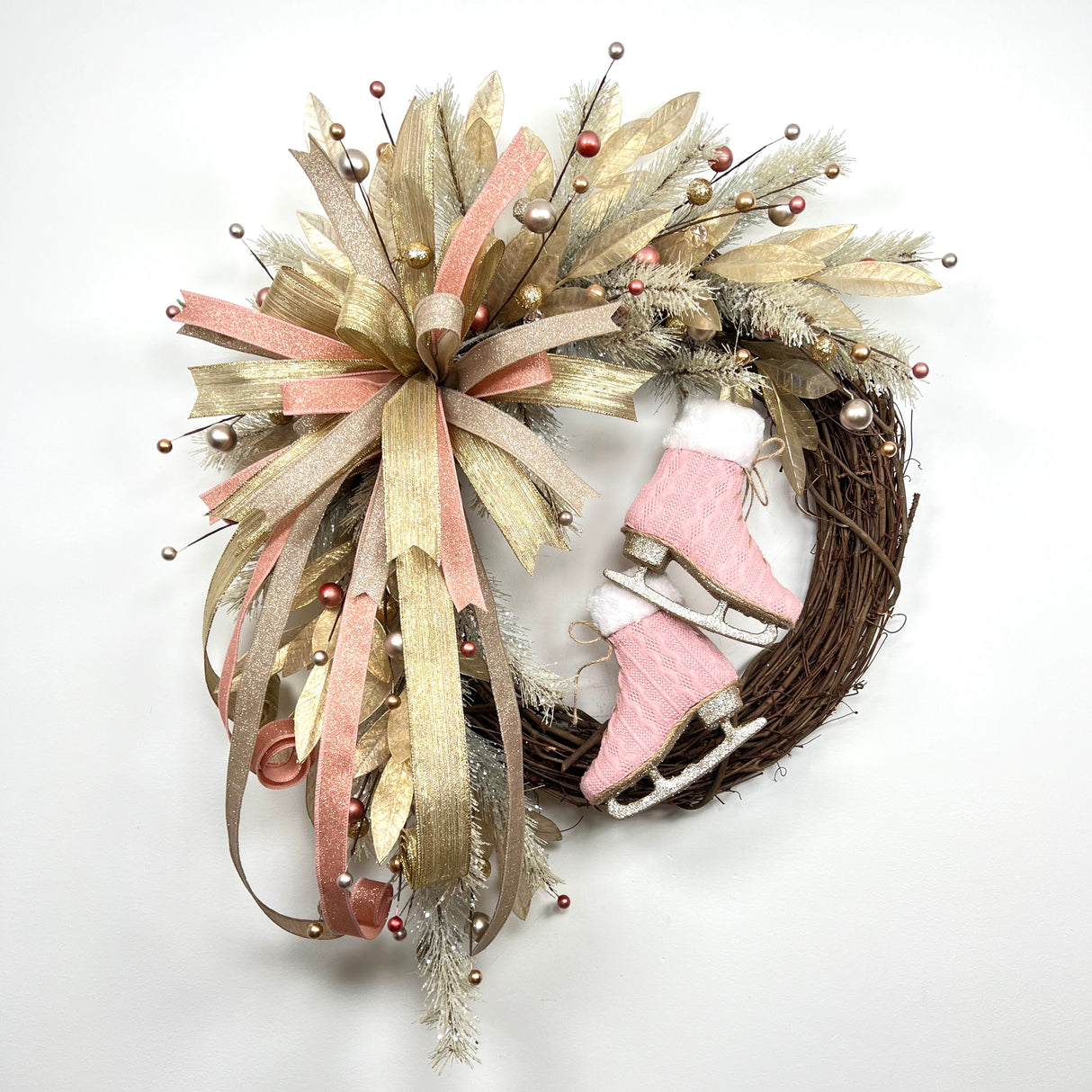 Wreath Community Pink Skate Wreath Kit