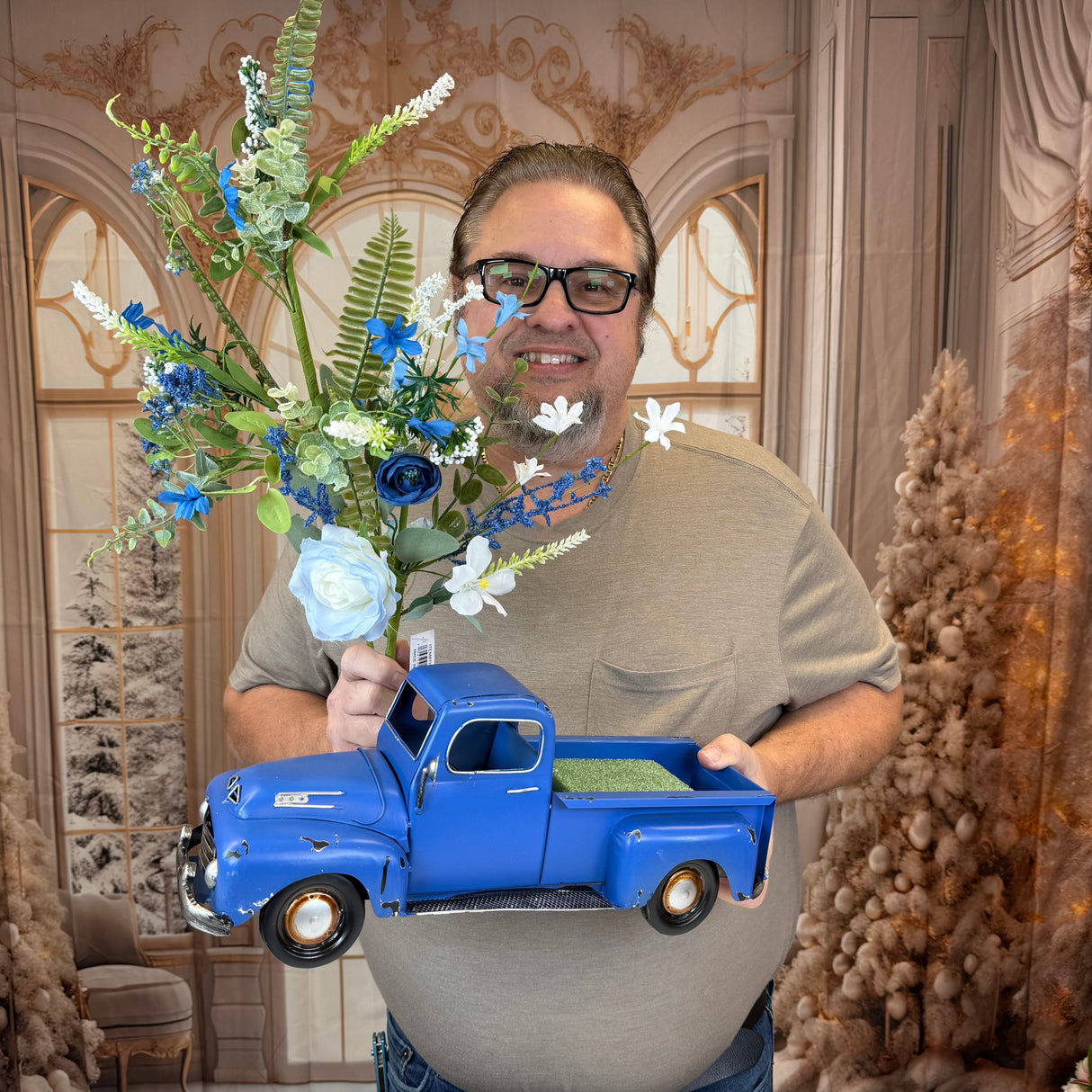 Blue Truck Floral Kit