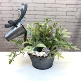 Pinecone Small Deer Planter Kit