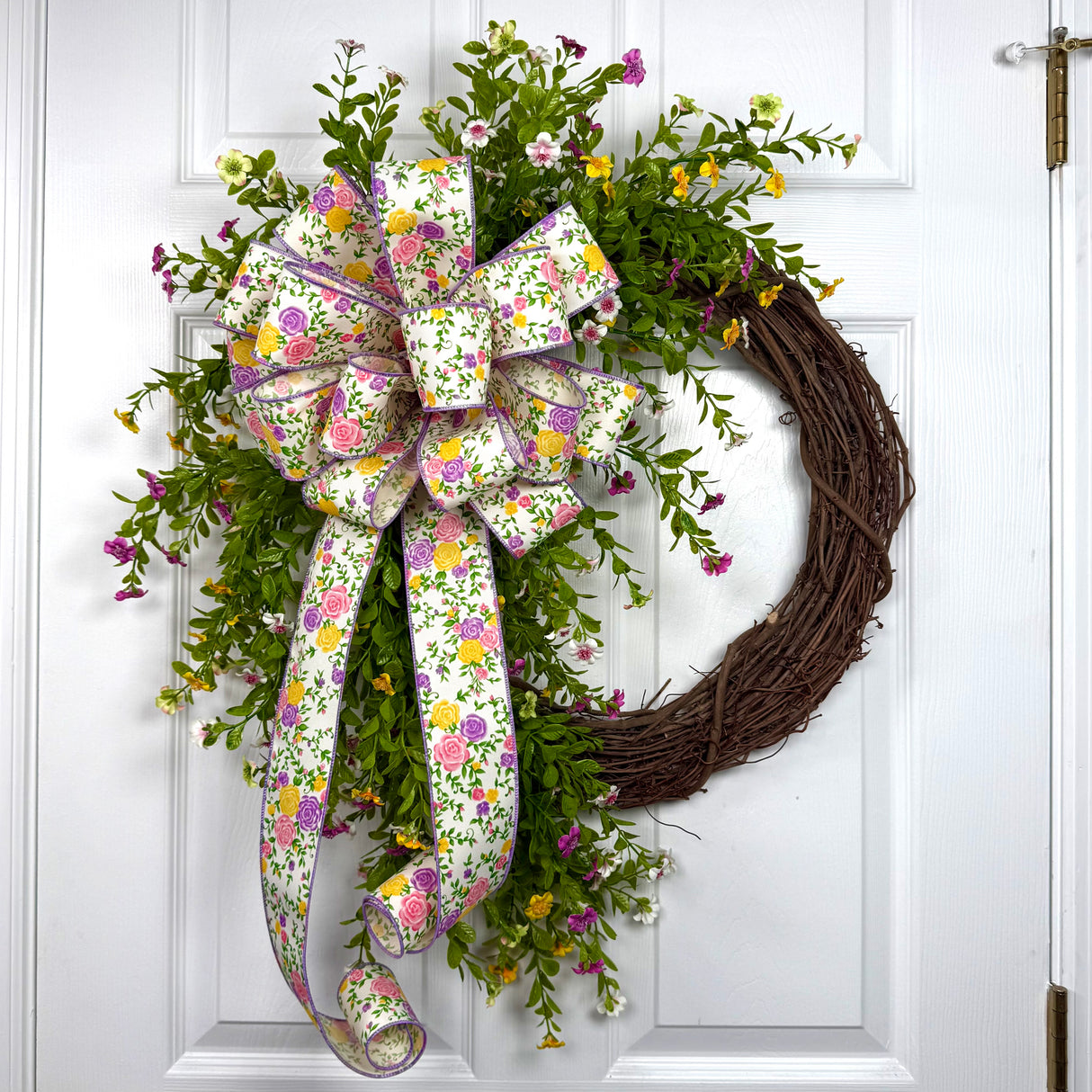 Colorful Floral Wreath Kit