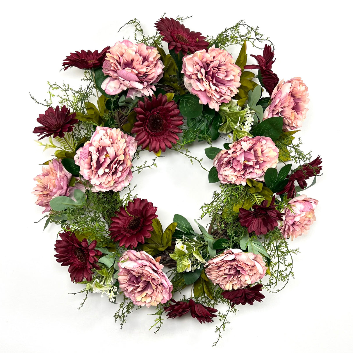 Peony and Sunflower Wreath Kit