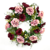 Peony and Sunflower Wreath Kit