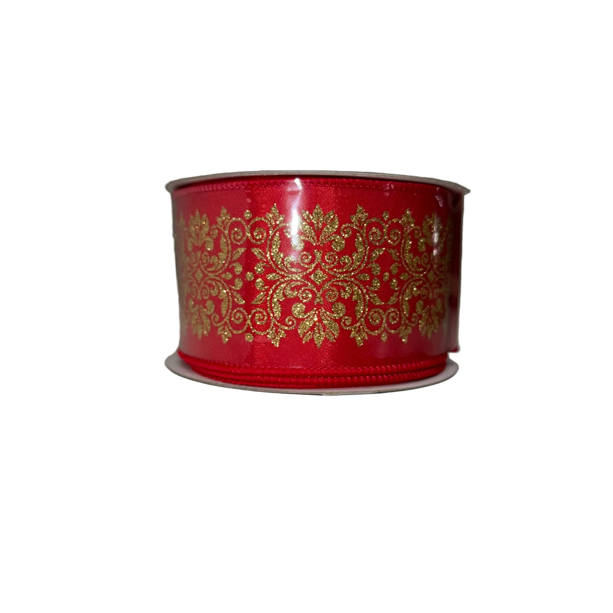 2.5"X10YD Kingston Manor (Red/Gold) Farrisilk