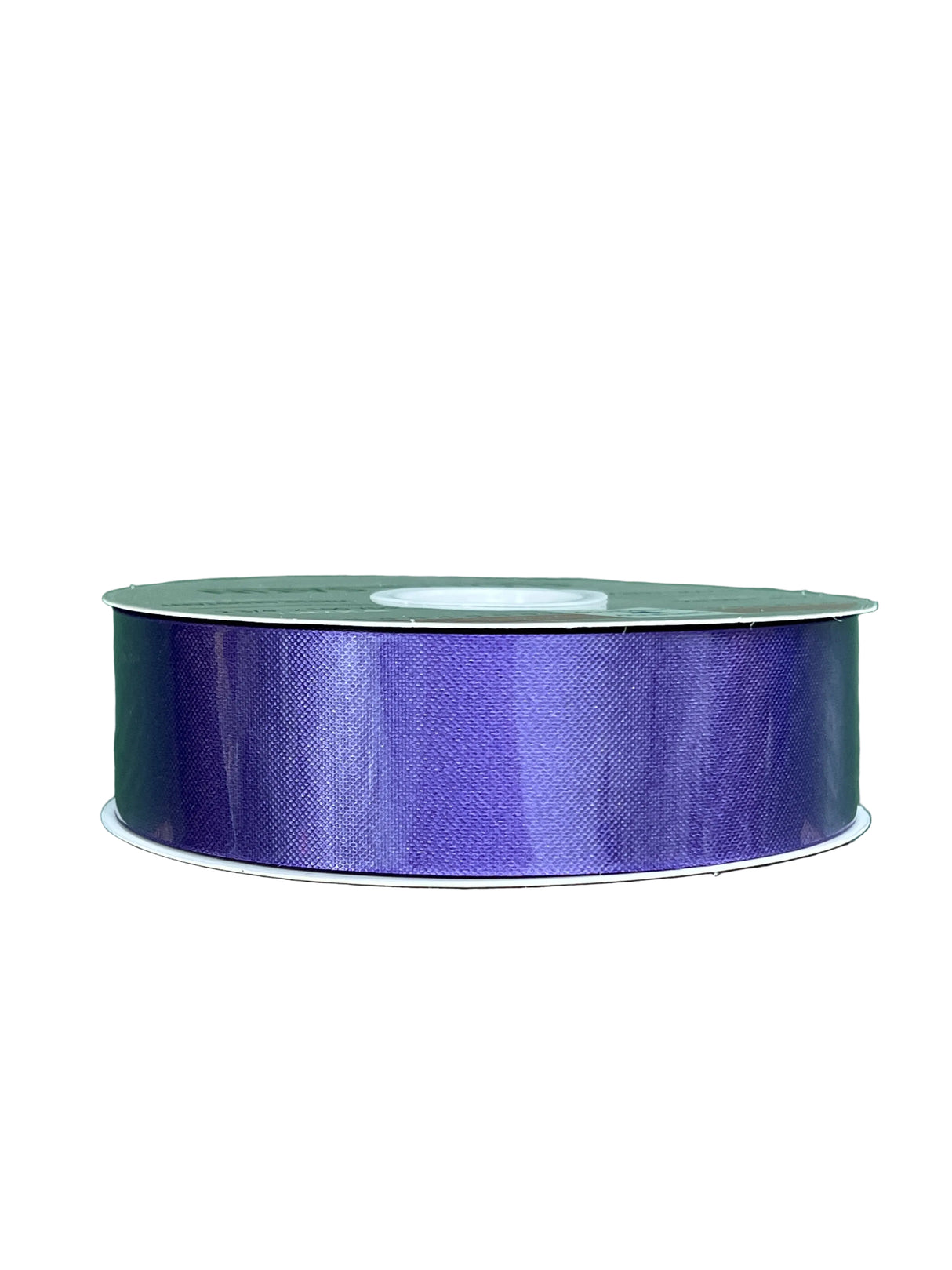 1.5" x 100yds Indoor / Outdoor Water Resistant Floral Satin Ribbon (Purple) Non- Wired