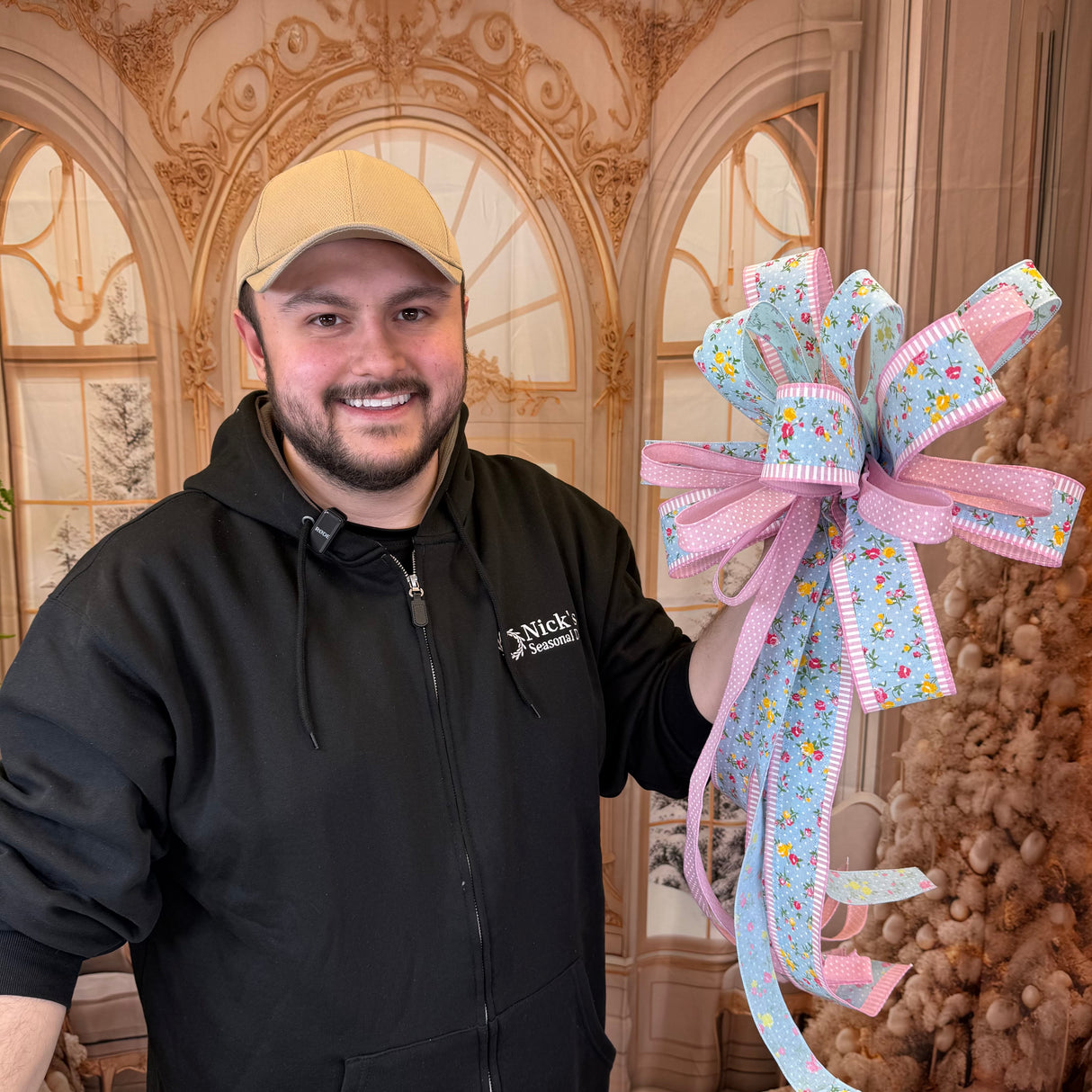 Pink/Blue Floral Ribbon Bundle!