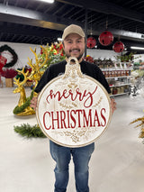 Giant Ornament Sign Wreath Kit