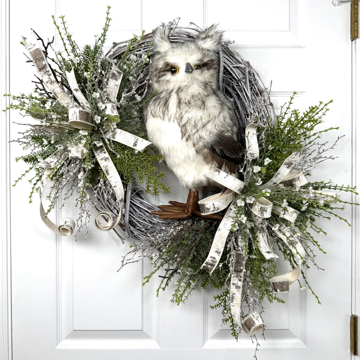 Owl Winter Wreath (Completed Design)
