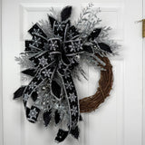 Silver Snowflake Wreath Kit