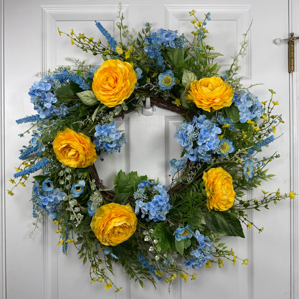 Ranunculus Wildflower Wreath (Completed Design)