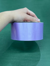 2 3/4” x 100yds Indoor/Outdoor Water Resistant Floral Satin Ribbon (Lavender) Non- Wired