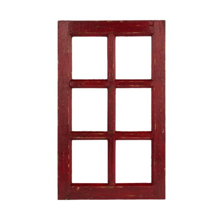 20"H x 12"W Decorative Wood Window