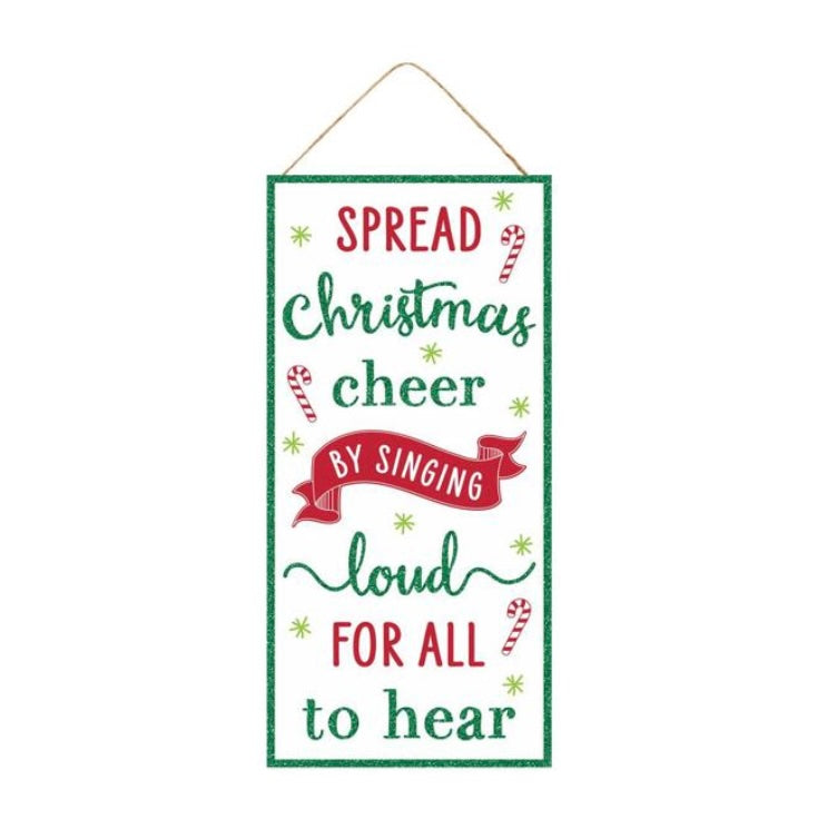 12.5"H X 6"L Spread Christmas Cheer Sign