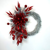 Silver Tinsel Wreath Kit