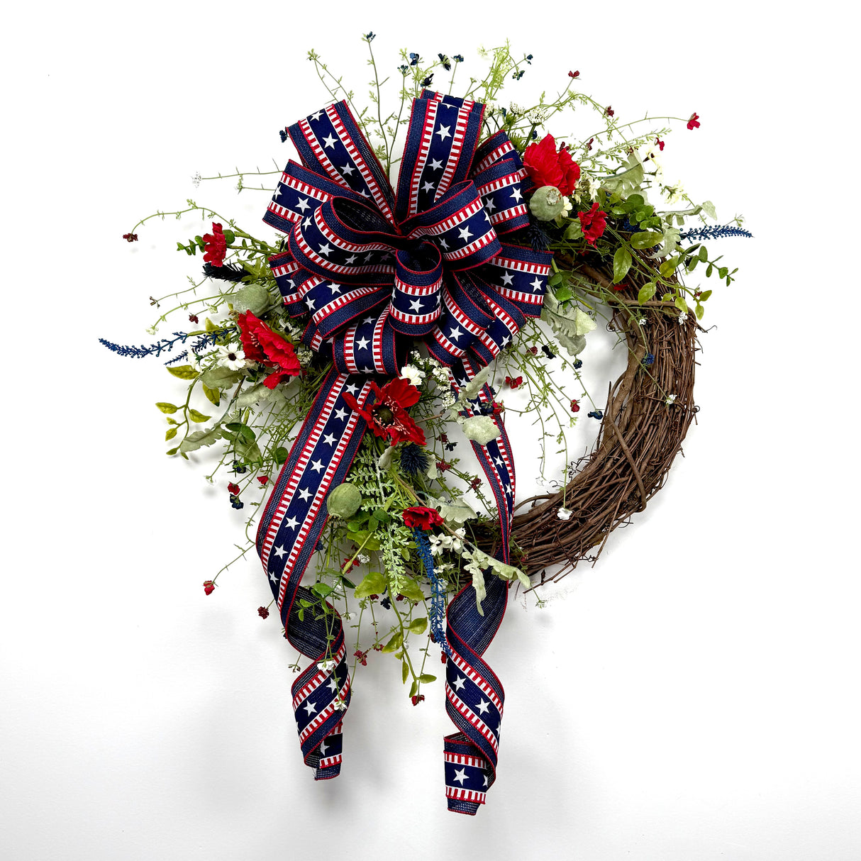 Patriotic Grass Wreath Kit