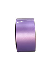 2 3/4” x 100yds Indoor/Outdoor Water Resistant Floral Satin Ribbon (Lavender) Non- Wired