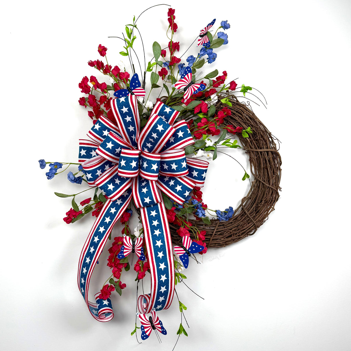 Patriotic Butterfly Wreath Kit